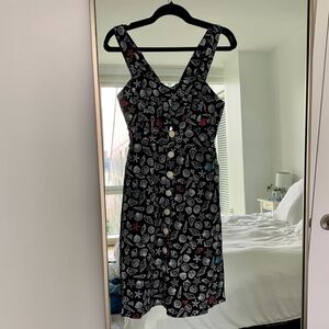 ModCloth Seashore Spectacular Black Fit and Flare Dress NWT Size 0 and 4